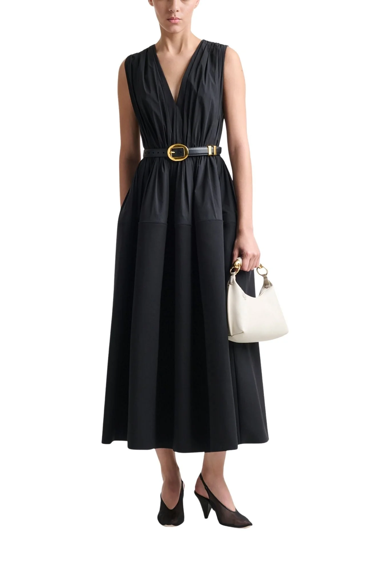 Altuzarra Vintage Brass Buckle Belt - Image 3