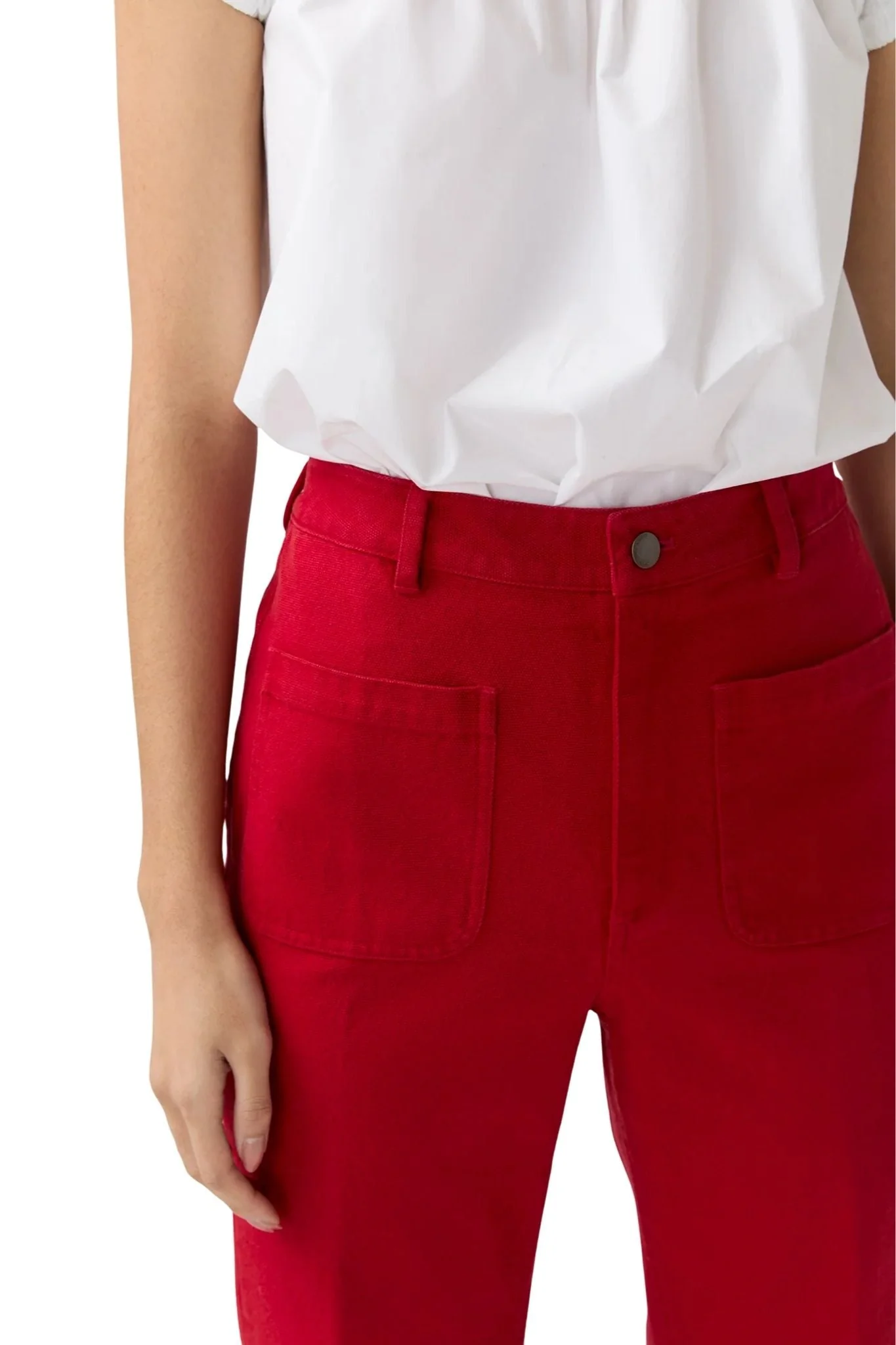 Ann Masburn Camille Patch-Pocket Jean - Image 5