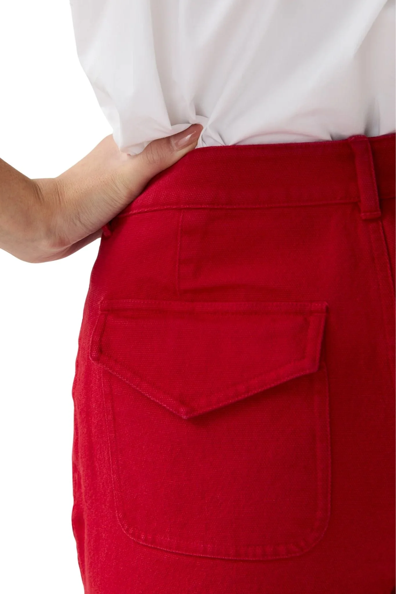 Ann Masburn Camille Patch-Pocket Jean - Image 7