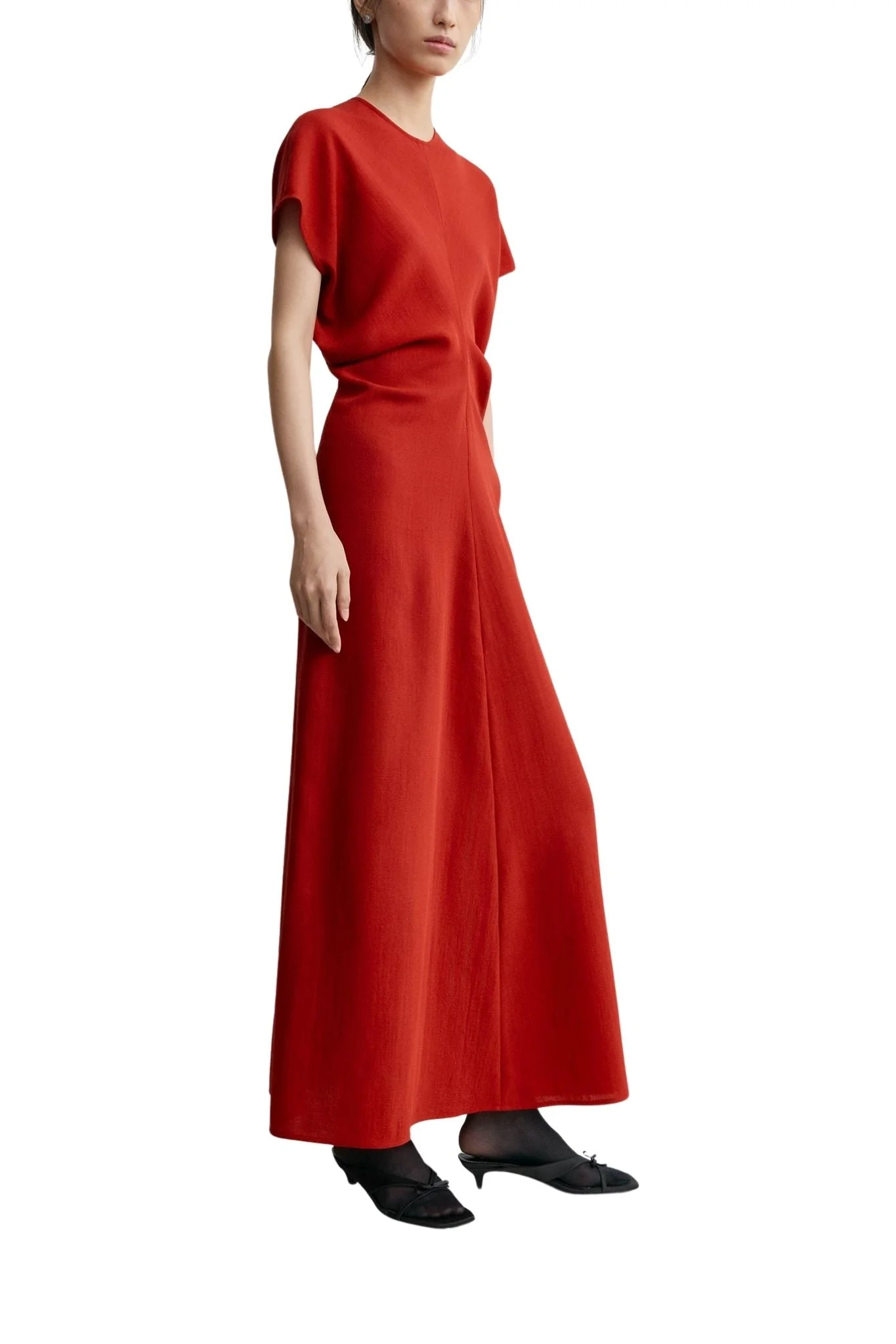 Toteme Slouch Waist Wool Dress - Image 3